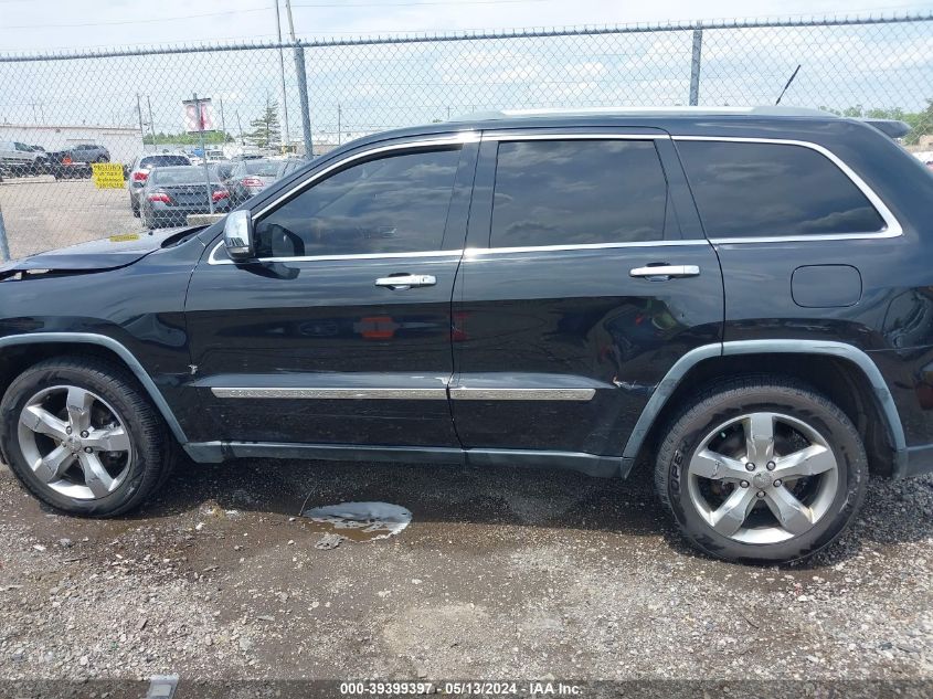 2011 Jeep Grand Cherokee Overland VIN: 1J4RR6GG0BC608423 Lot: 39399397