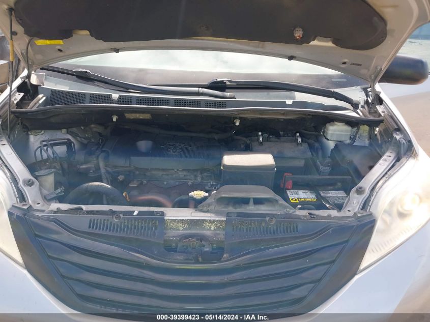 2012 Toyota Sienna Base 7 Passenger VIN: 5TDKA3DC7CS014605 Lot: 39399423