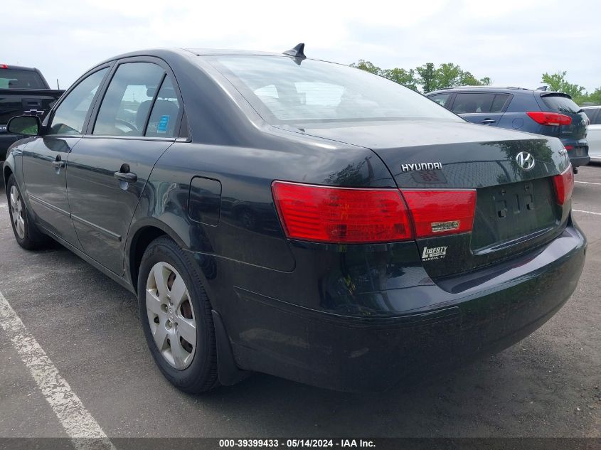 2009 Hyundai Sonata Gls VIN: 5NPET46C49H524435 Lot: 39399433