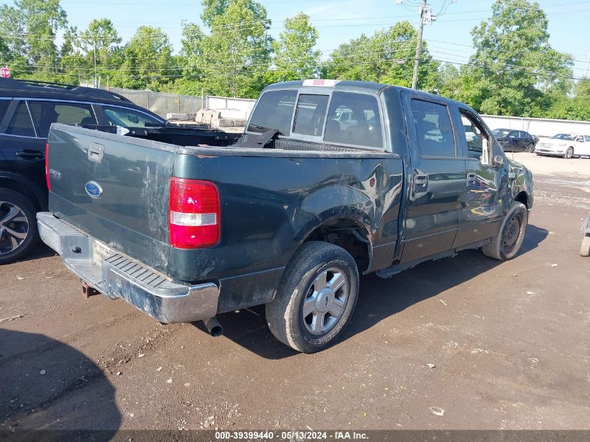 2004 Ford F-150 Lariat/Xlt VIN: 1FTPW125X4KD92751 Lot: 39399440