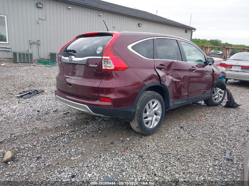 2015 Honda Cr-V Ex VIN: 5J6RM4H52FL055523 Lot: 39399444