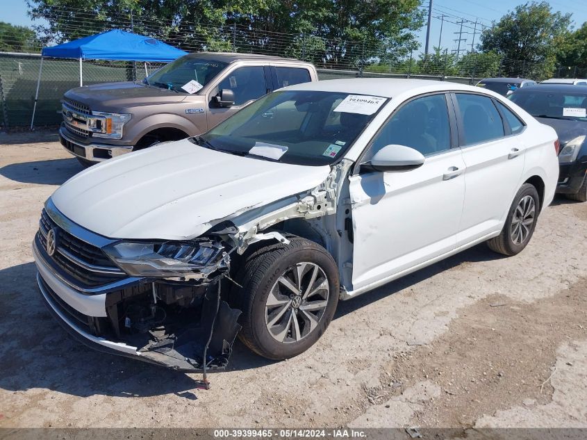 2024 Volkswagen Jetta 1.5T S VIN: 3VW5M7BU3RM001976 Lot: 39399465