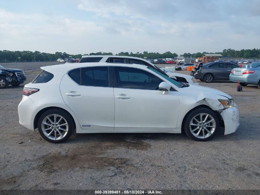 2011 Lexus Ct 200H Premium VIN: JTHKD5BH8B2027076 Lot: 39399481