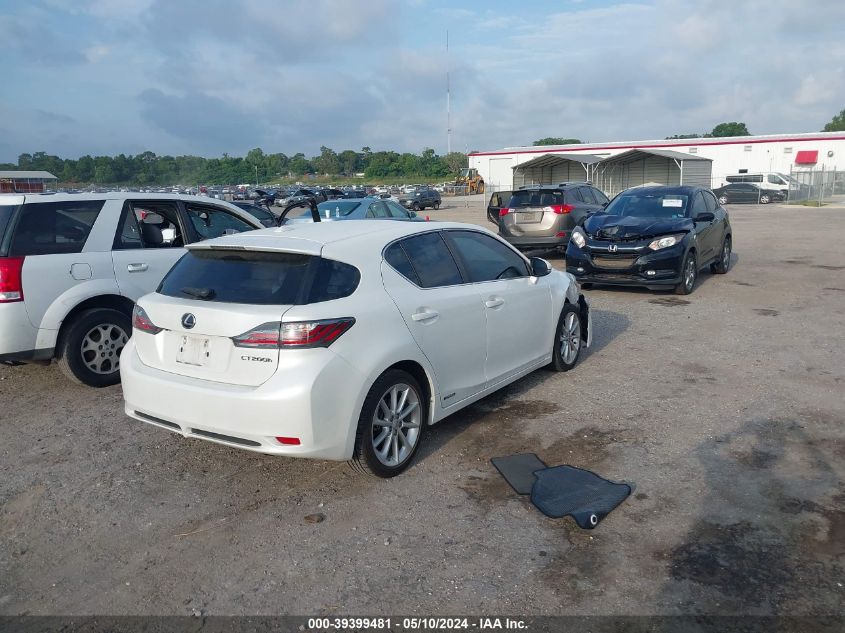 2011 Lexus Ct 200H Premium VIN: JTHKD5BH8B2027076 Lot: 39399481