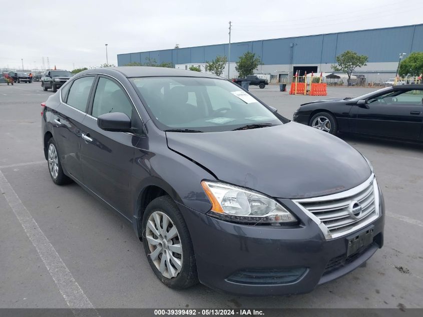 2015 Nissan Sentra S/Sv/Sr/Sl VIN: 3N1AB7AP0FY365332 Lot: 39399492