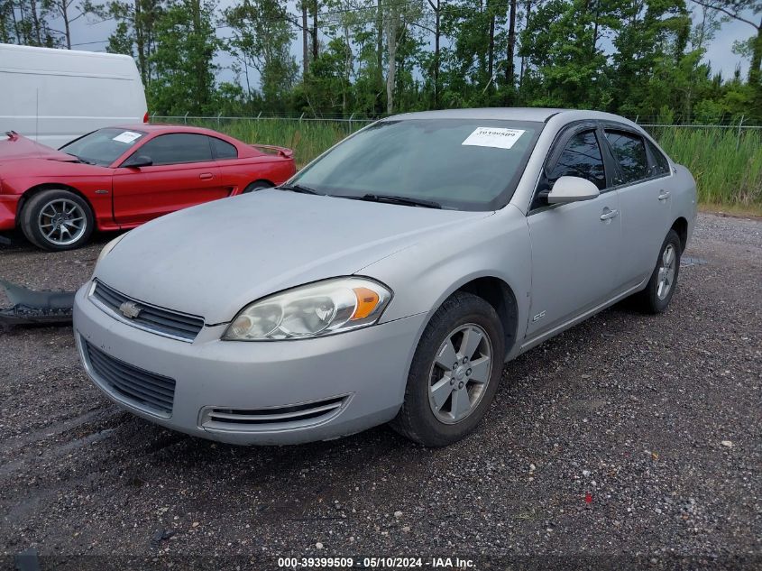 2008 Chevrolet Impala Lt VIN: 2G1WT55K989186897 Lot: 39399509