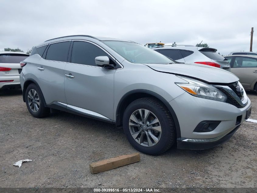 2016 Nissan Murano Sv VIN: 5N1AZ2MH2GN126262 Lot: 39399516