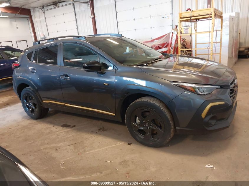 2024 Subaru Crosstrek Sport VIN: 4S4GUHF64R3790410 Lot: 39399527