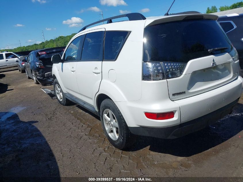 2011 Mitsubishi Outlander Es VIN: JA4AS2AW7BU007255 Lot: 39399537