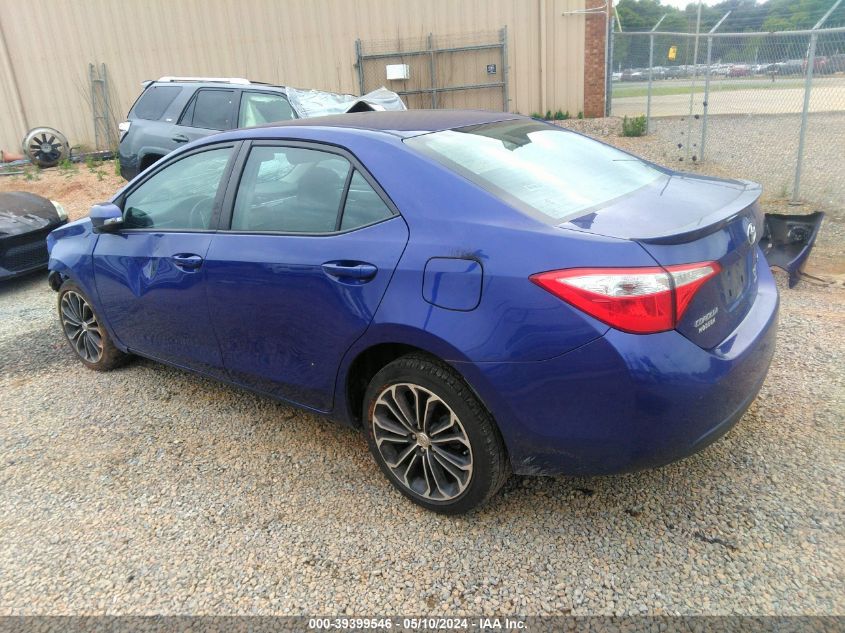 2015 Toyota Corolla S Plus VIN: 2T1BURHE9FC362635 Lot: 39399546