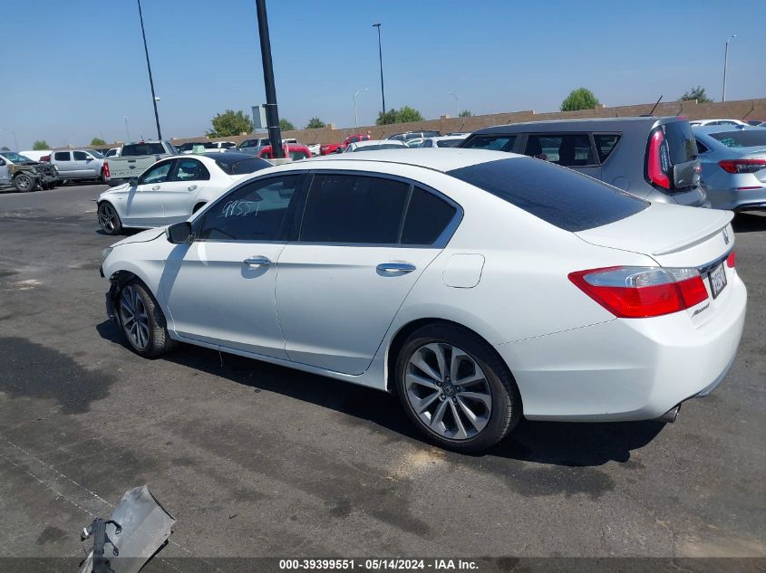 2015 Honda Accord Sport VIN: 1HGCR2F57FA005668 Lot: 39399551