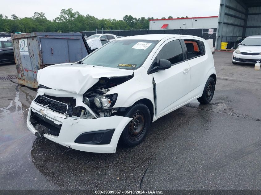 2015 Chevrolet Sonic Ls Auto VIN: 1G1JA6SH6F4196110 Lot: 39399567