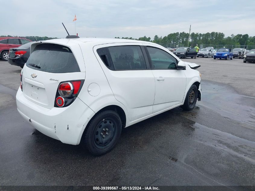 2015 Chevrolet Sonic Ls Auto VIN: 1G1JA6SH6F4196110 Lot: 39399567