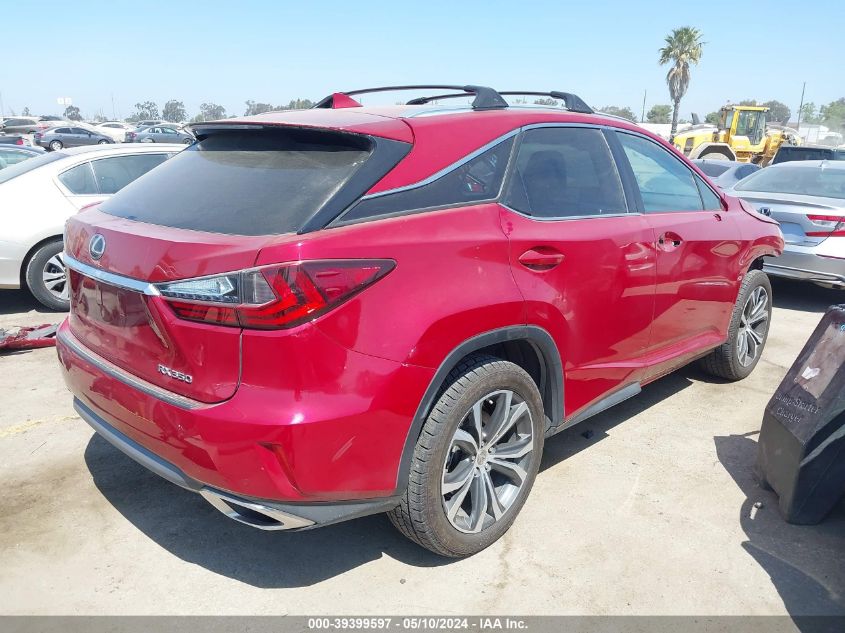 2016 Lexus Rx 350 VIN: 2T2BZMCA5GC002414 Lot: 39399597