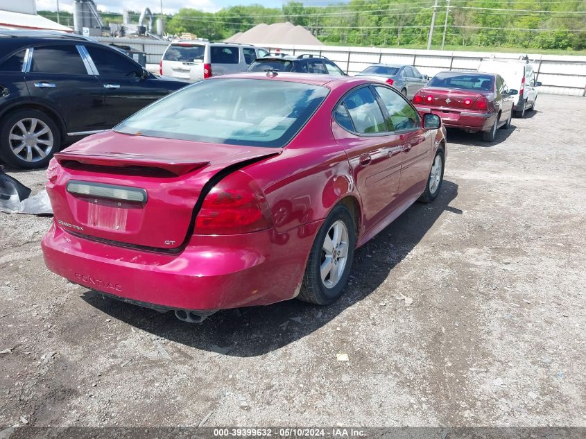 2005 Pontiac Grand Prix Gt VIN: 2G2WS522551348196 Lot: 39399632