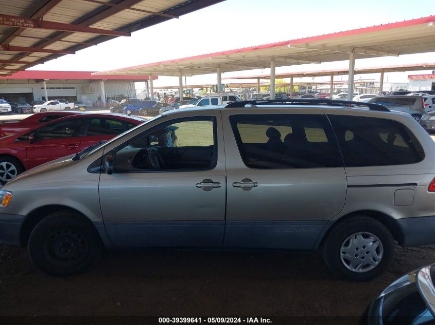 2003 Toyota Sienna Ce VIN: 4T3ZF19C63U527713 Lot: 39399641