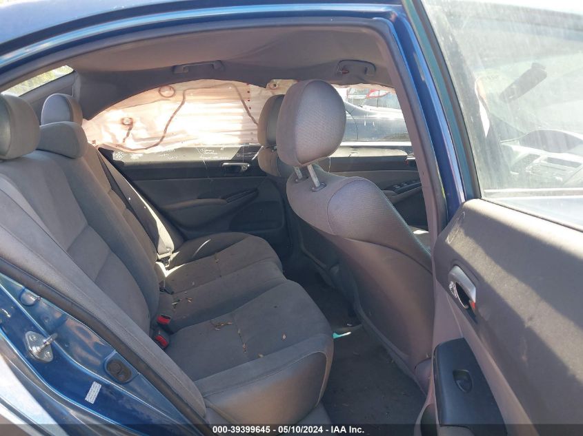 2008 Honda Civic Lx VIN: 2HGFA16548H530500 Lot: 39399645