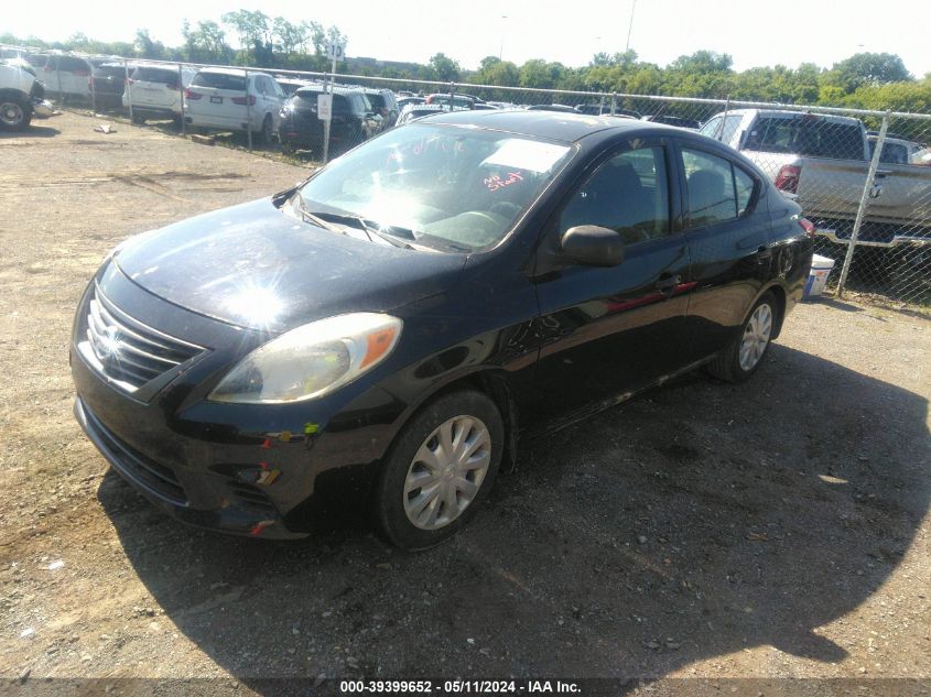 2014 Nissan Versa 1.6 S+ VIN: 3N1CN7AP8EL855867 Lot: 39399652