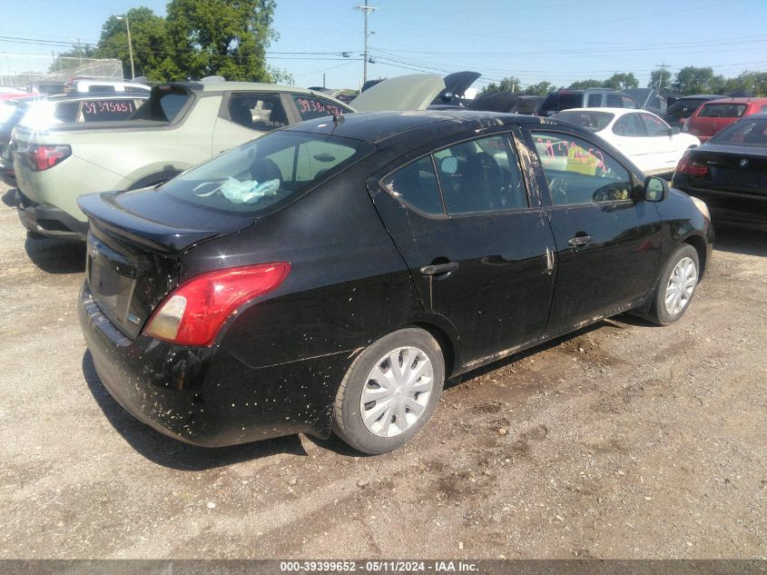 2014 Nissan Versa 1.6 S+ VIN: 3N1CN7AP8EL855867 Lot: 39399652