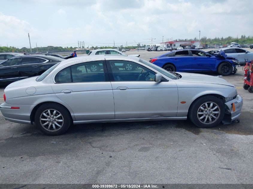 2001 Jaguar S-Type 4.0L V8 VIN: SAJDA01P11GL99845 Lot: 39399672