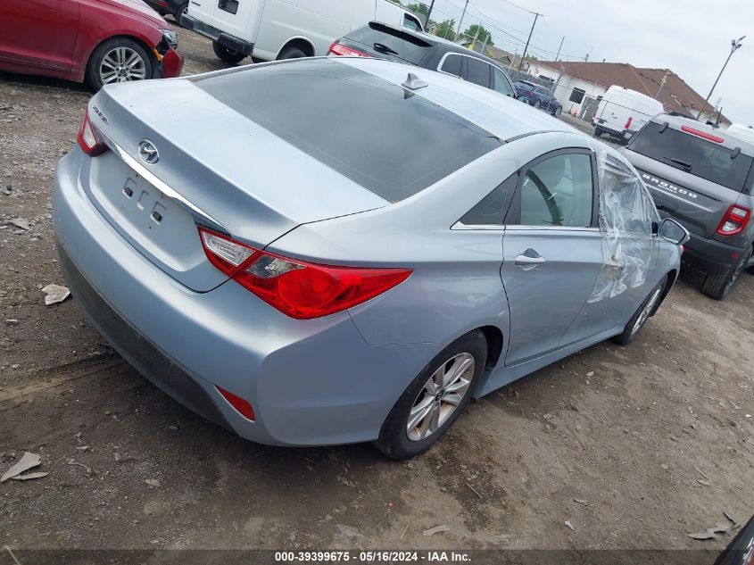 2014 Hyundai Sonata Gls VIN: 5NPEB4AC5EH827793 Lot: 39399675