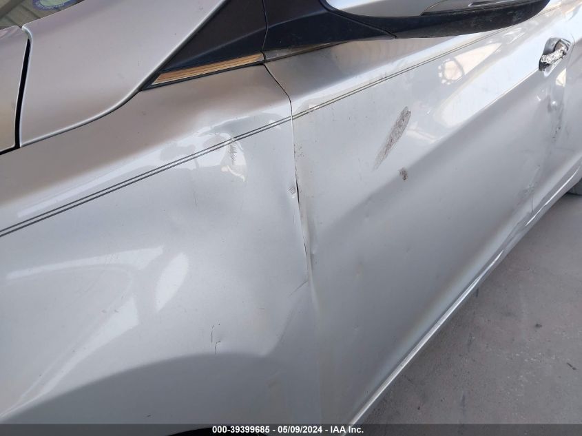 2014 Hyundai Elantra Sport VIN: KMHDH4AH4EU078279 Lot: 39399685