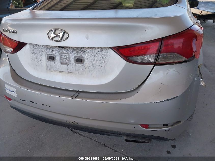 2014 Hyundai Elantra Sport VIN: KMHDH4AH4EU078279 Lot: 39399685