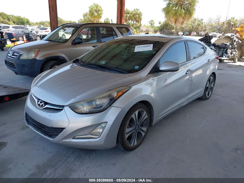 2014 Hyundai Elantra Sport VIN: KMHDH4AH4EU078279 Lot: 39399685