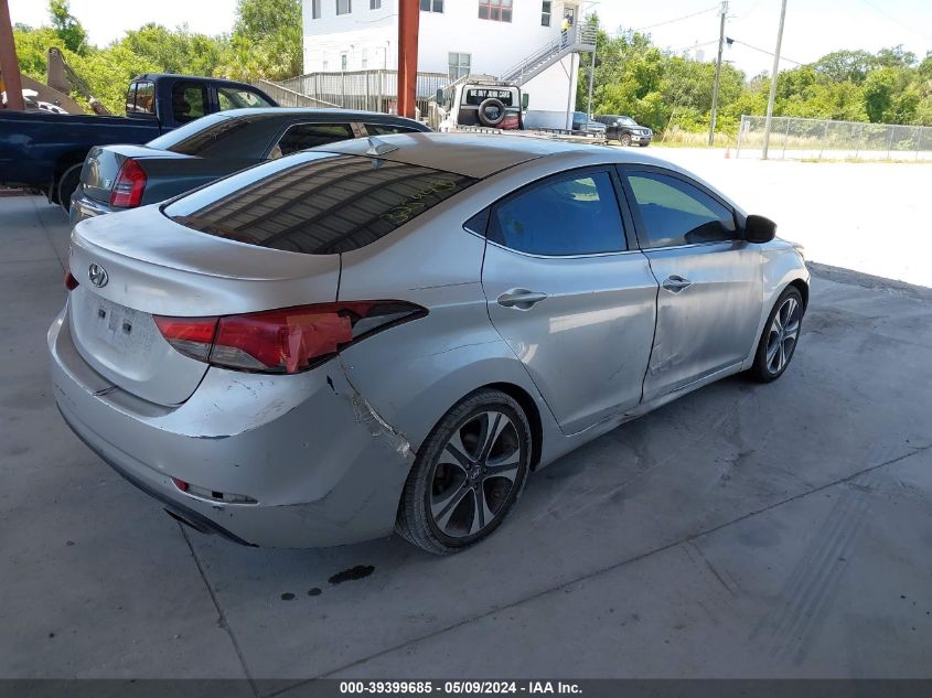 2014 Hyundai Elantra Sport VIN: KMHDH4AH4EU078279 Lot: 39399685