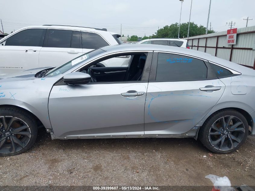 2020 Honda Civic Sport VIN: 2HGFC2F80LH568065 Lot: 39399687