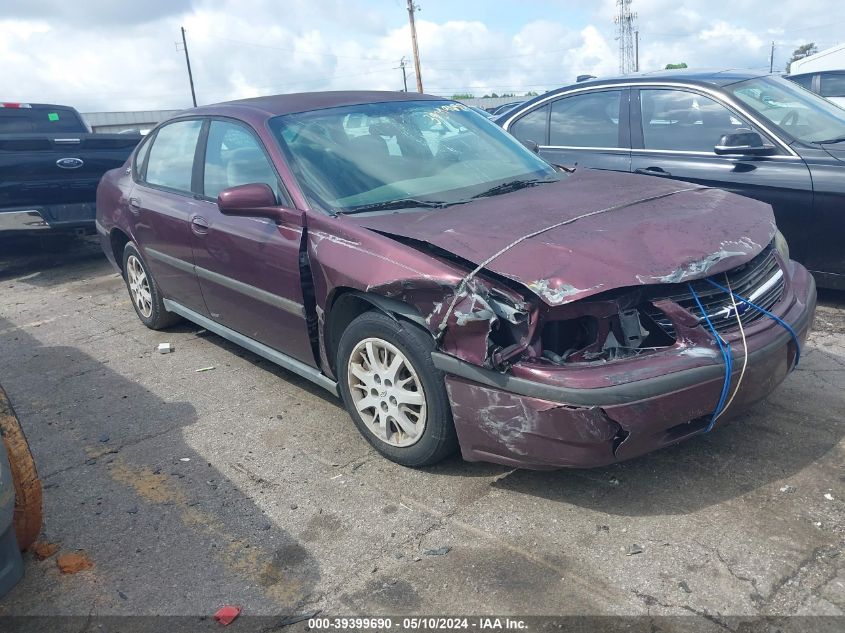 2004 Chevrolet Impala VIN: 2G1WF52E049358699 Lot: 39399690