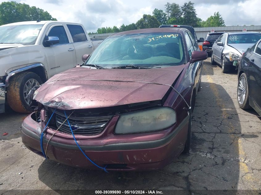 2004 Chevrolet Impala VIN: 2G1WF52E049358699 Lot: 39399690