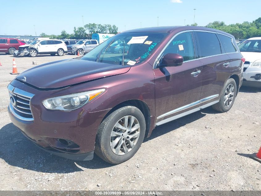 2013 Infiniti Jx35 VIN: 5N1AL0MN4DC306684 Lot: 39399699