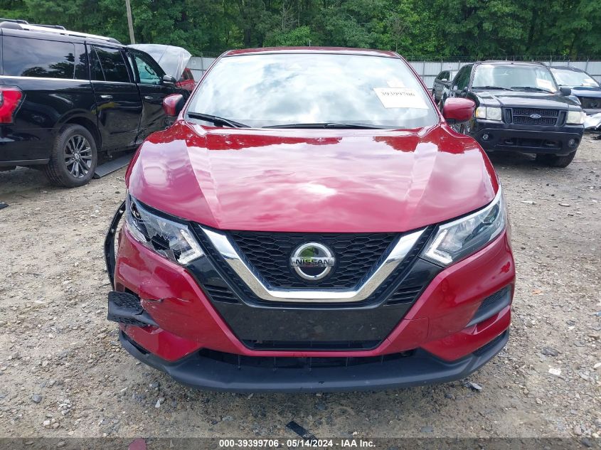 2022 Nissan Rogue Sport S Fwd Xtronic Cvt VIN: JN1BJ1AV6NW341920 Lot: 39399706