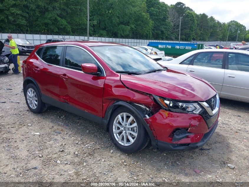 2022 Nissan Rogue Sport S Fwd Xtronic Cvt VIN: JN1BJ1AV6NW341920 Lot: 39399706