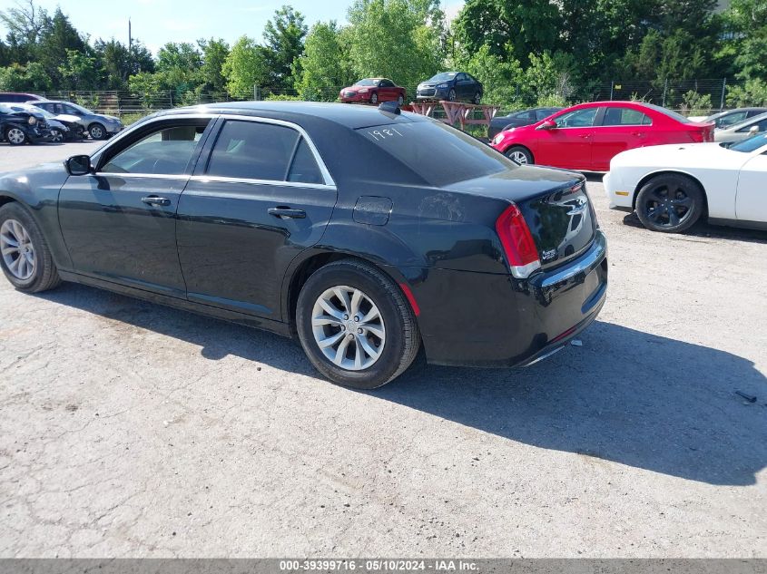 2015 Chrysler 300 Limited VIN: 2C3CCAAG2FH801981 Lot: 39399716