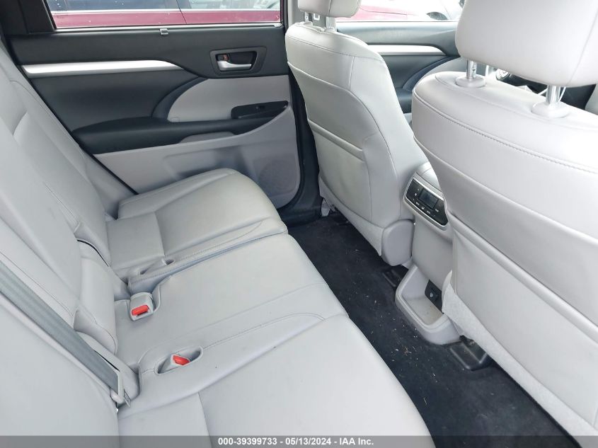 2015 TOYOTA HIGHLANDER XLE - 5TDJKRFH8FS092674