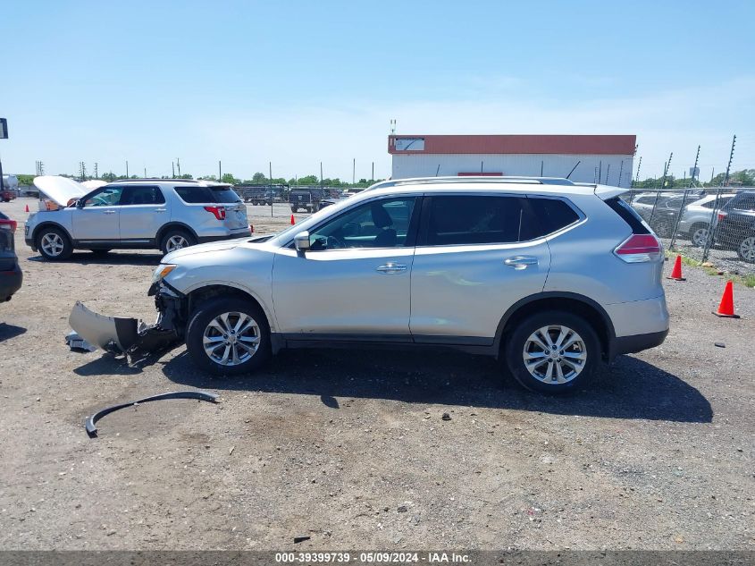 2016 Nissan Rogue Sv VIN: 5N1AT2MV8GC873965 Lot: 39399739