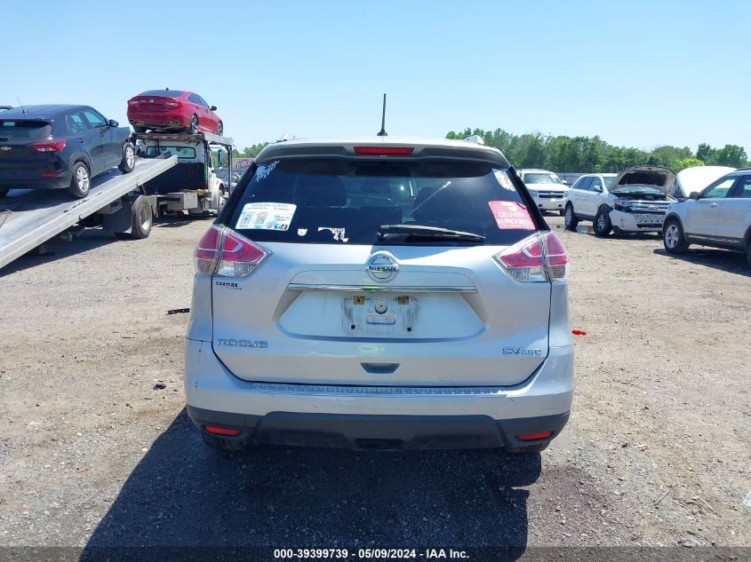 2016 Nissan Rogue Sv VIN: 5N1AT2MV8GC873965 Lot: 39399739