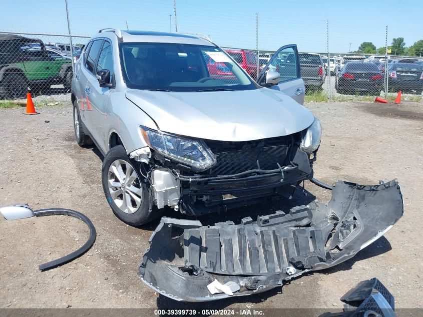 2016 Nissan Rogue Sv VIN: 5N1AT2MV8GC873965 Lot: 39399739