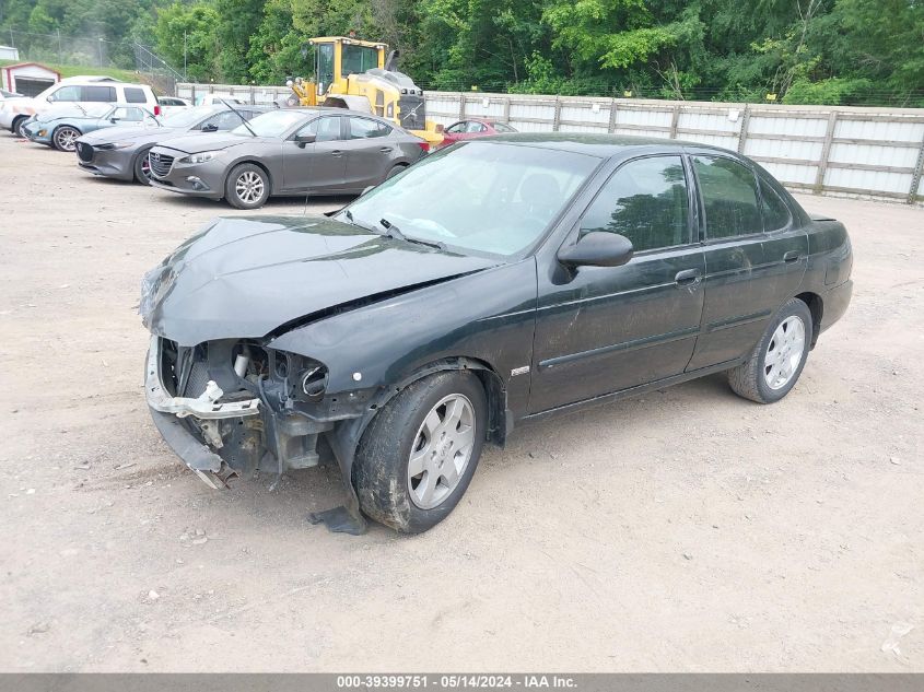 2006 Nissan Sentra 1.8S VIN: 3N1CB51D46L557112 Lot: 39399751