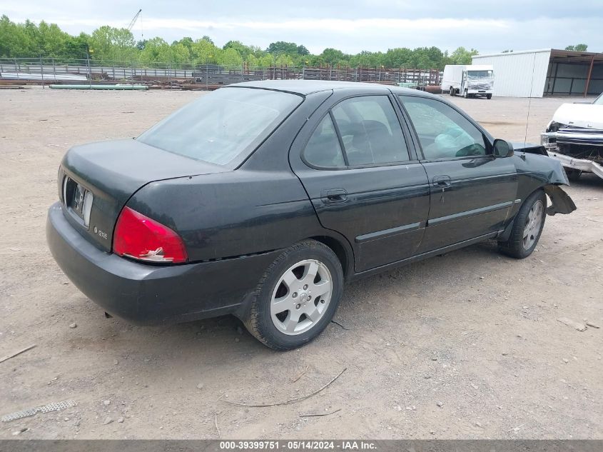 2006 Nissan Sentra 1.8S VIN: 3N1CB51D46L557112 Lot: 39399751