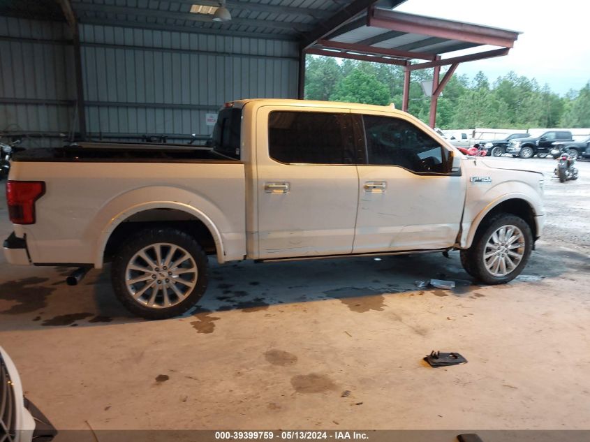 2018 Ford F-150 Limited VIN: 1FTEW1EG9JFC43126 Lot: 39399759