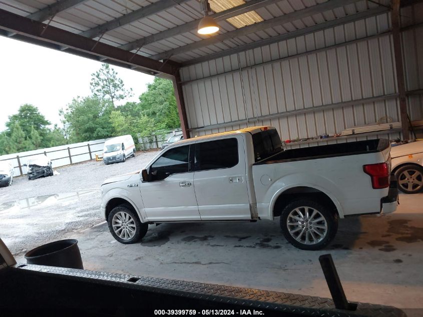 2018 FORD F-150 LIMITED - 1FTEW1EG9JFC43126