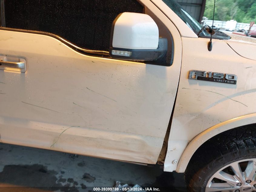 2018 Ford F-150 Limited VIN: 1FTEW1EG9JFC43126 Lot: 39399759