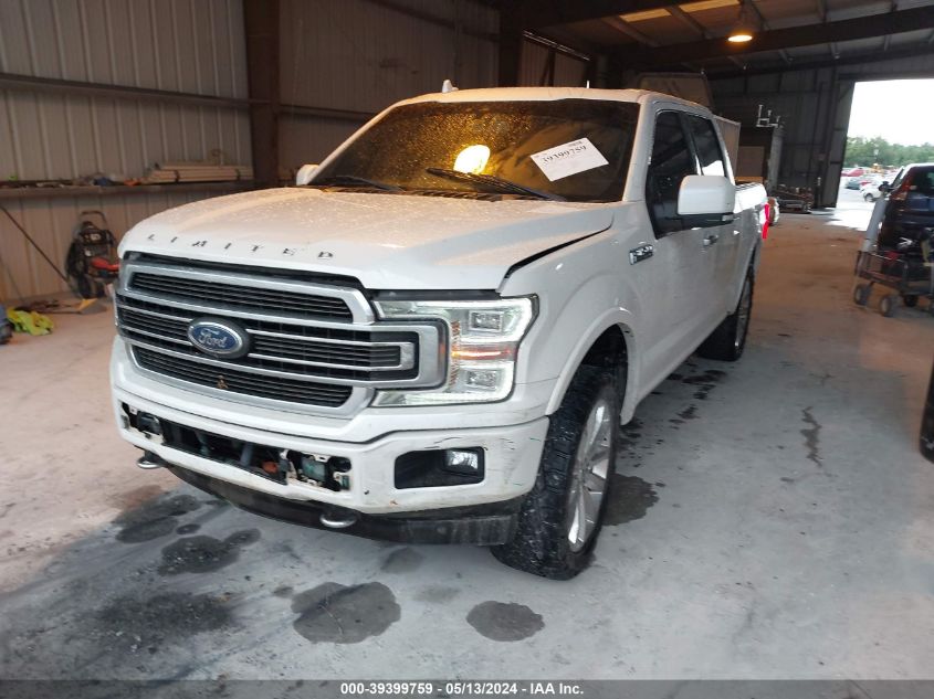 2018 FORD F-150 LIMITED - 1FTEW1EG9JFC43126