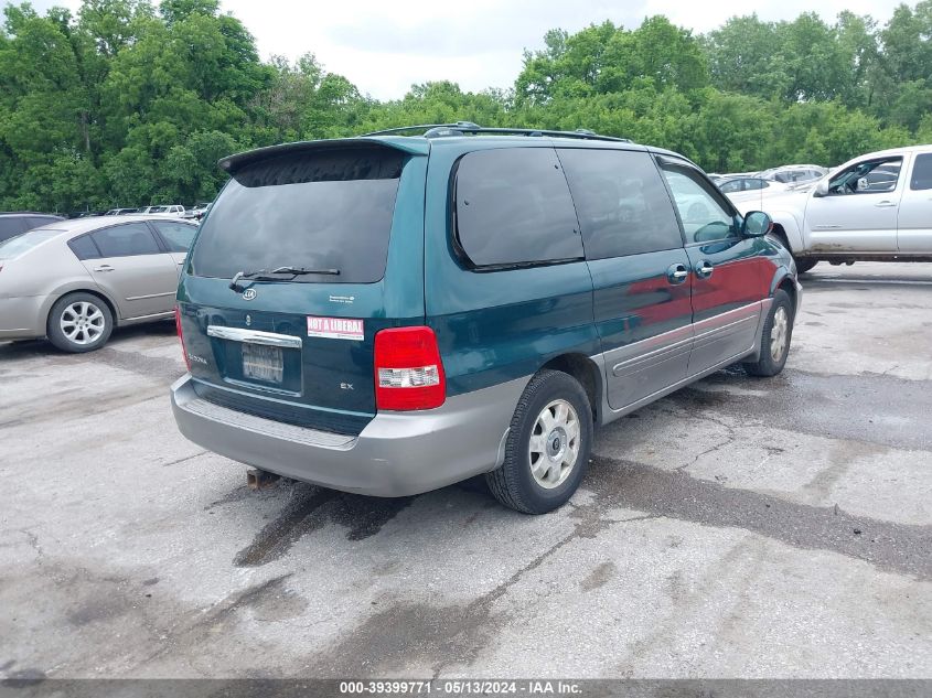 2003 Kia Sedona Ex/Lx VIN: KNDUP131336427729 Lot: 39399771