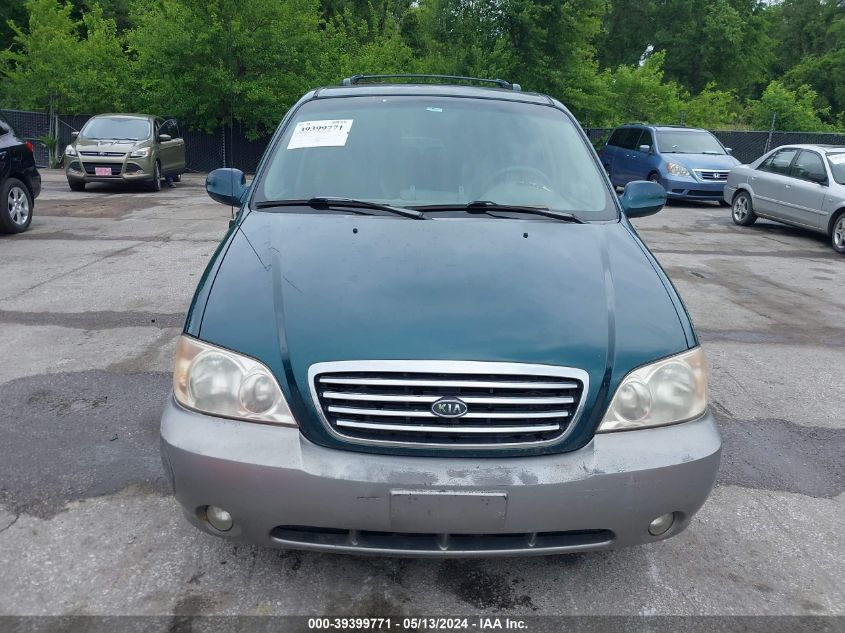 2003 Kia Sedona Ex/Lx VIN: KNDUP131336427729 Lot: 39399771