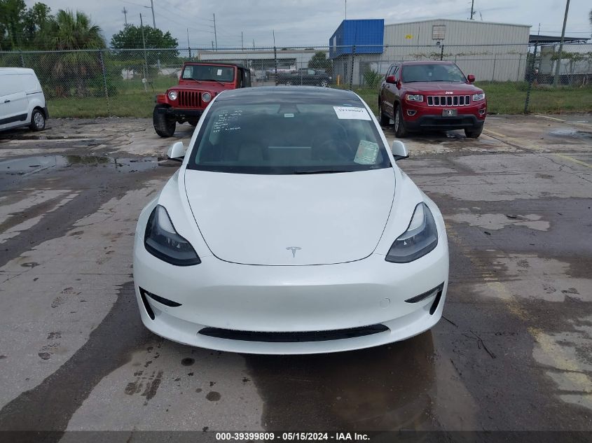 2021 Tesla Model 3 Standard Range Plus Rear-Wheel Drive VIN: 5YJ3E1EA1MF094645 Lot: 39399809