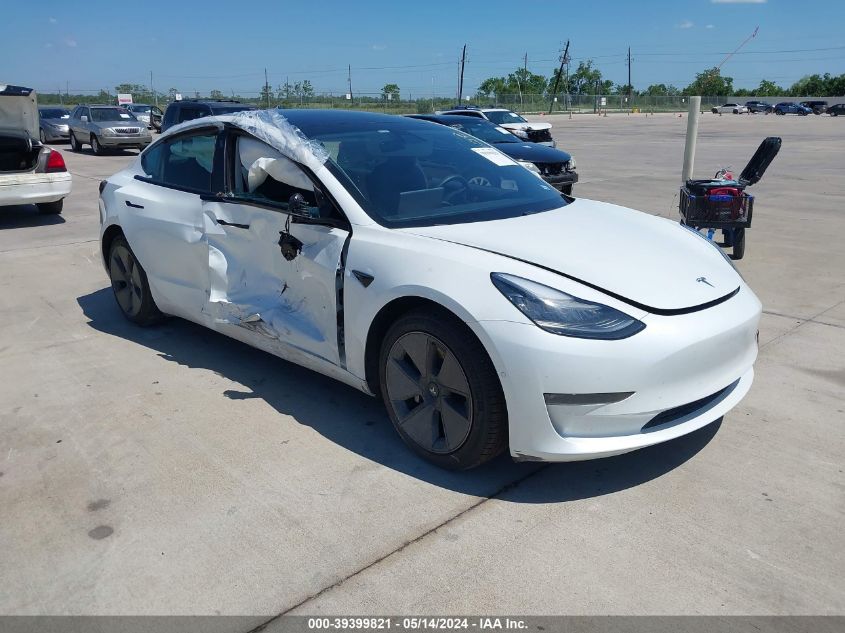 2021 Tesla Model 3 Long Range Dual Motor All-Wheel Drive VIN: 5YJ3E1EB9MF838128 Lot: 39399821